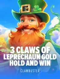 3 claws of leprechaun gold hold and win official logo